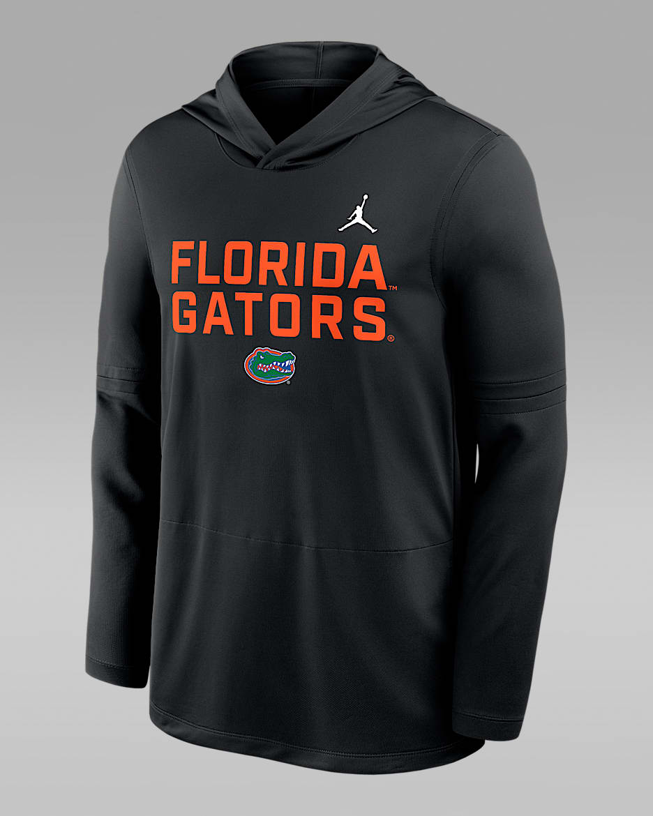 ★★ ★★ Men's Regular Fit Institutional Logo Fl Florida Sideline Men's Jordan Brand Dri-FIT College Long